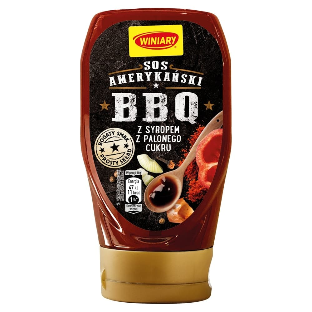 WINIARY Sos Amerykanski BBQ. 31,58 zl/kg