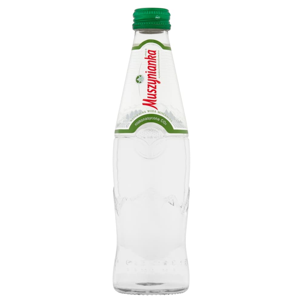MUSZYNIANKA Woda mineralna niegazowana (szklo). 12,63 zl/l
