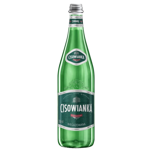 CISOWIANKA Woda mineralna niegazowana (szklo). 7,99 zl/l