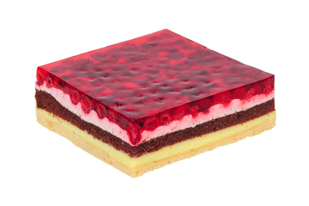 OLSZA KRAINA WYPIEKOW Ciasto delicja malinowa. 43,40 zl/kg