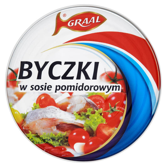 GRAAL Byczki w sosie pomidorowym. 27,97 zl/kg