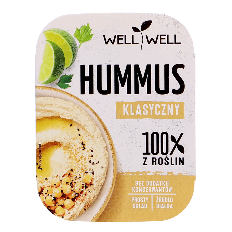 WELL WELL Hummus klasyczny. 59,92 zl/kg